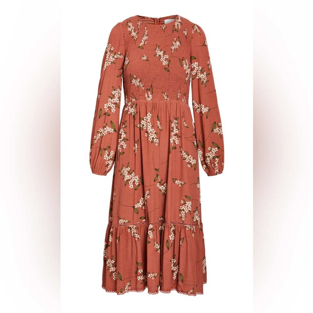 Lost + Wander Floral Dress (S) - $30